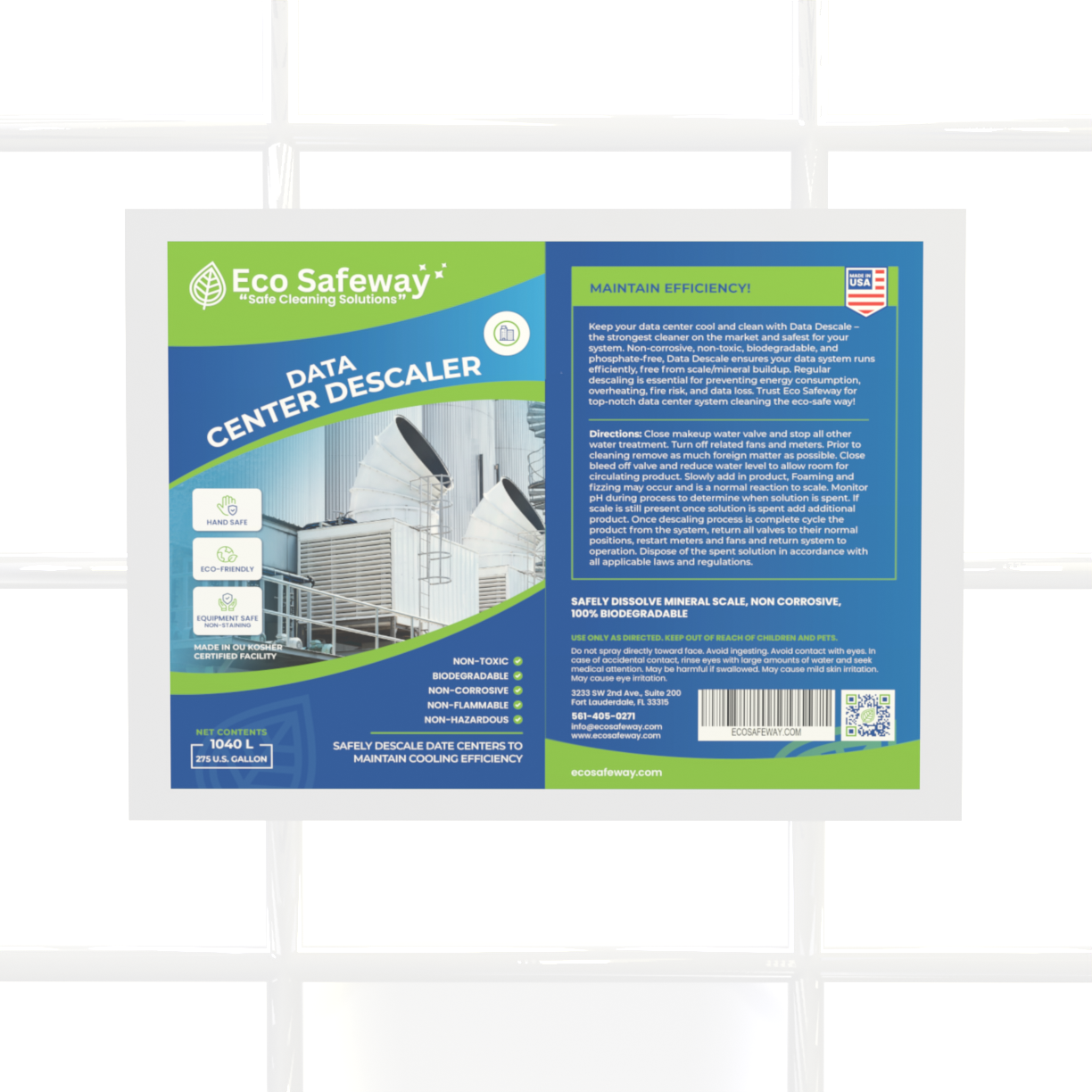 Data Center HVAC Eco Cleaner data center cleaning technician