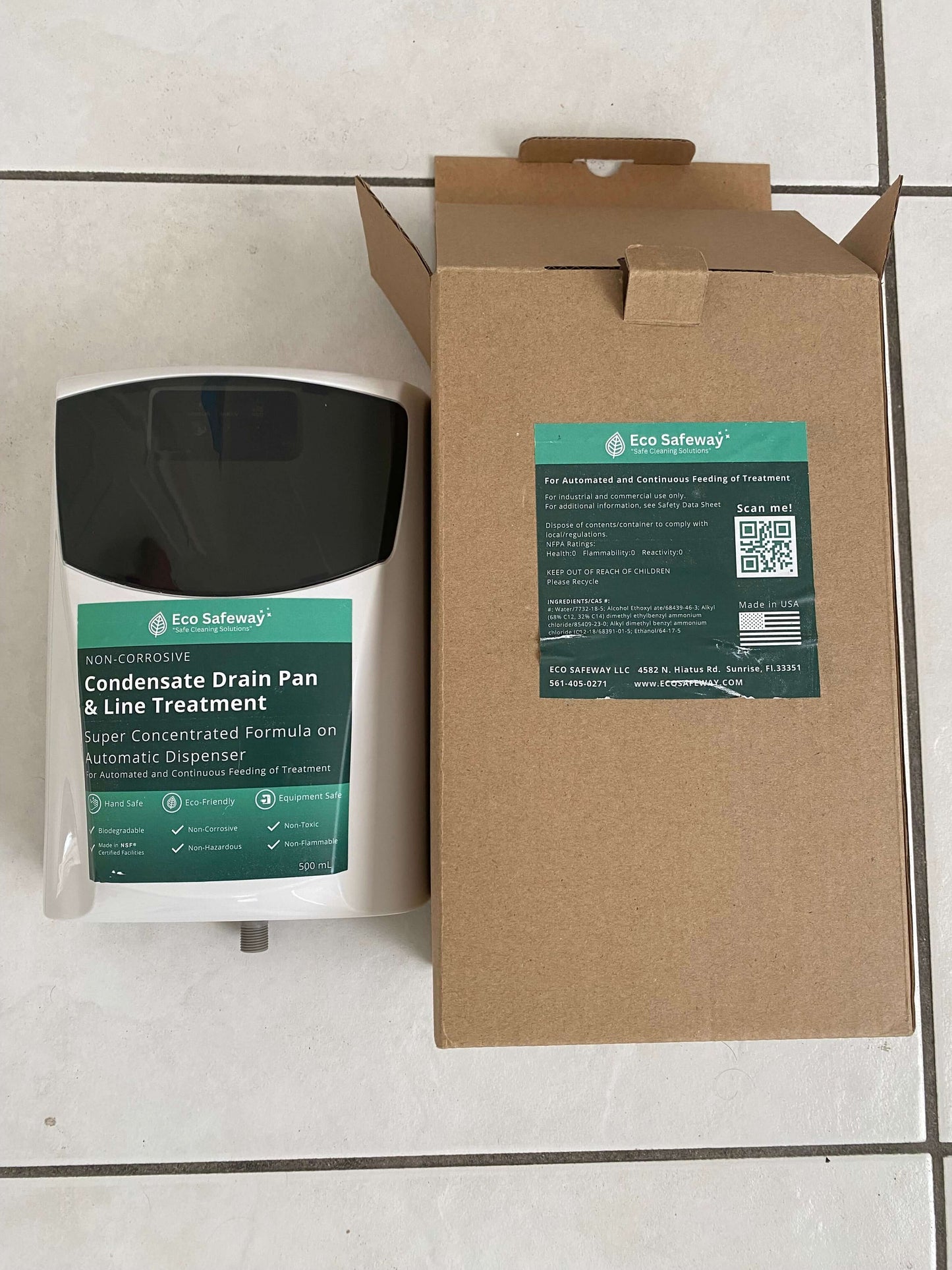 Automatic Drain Pan Dispenser: AC Clear Line