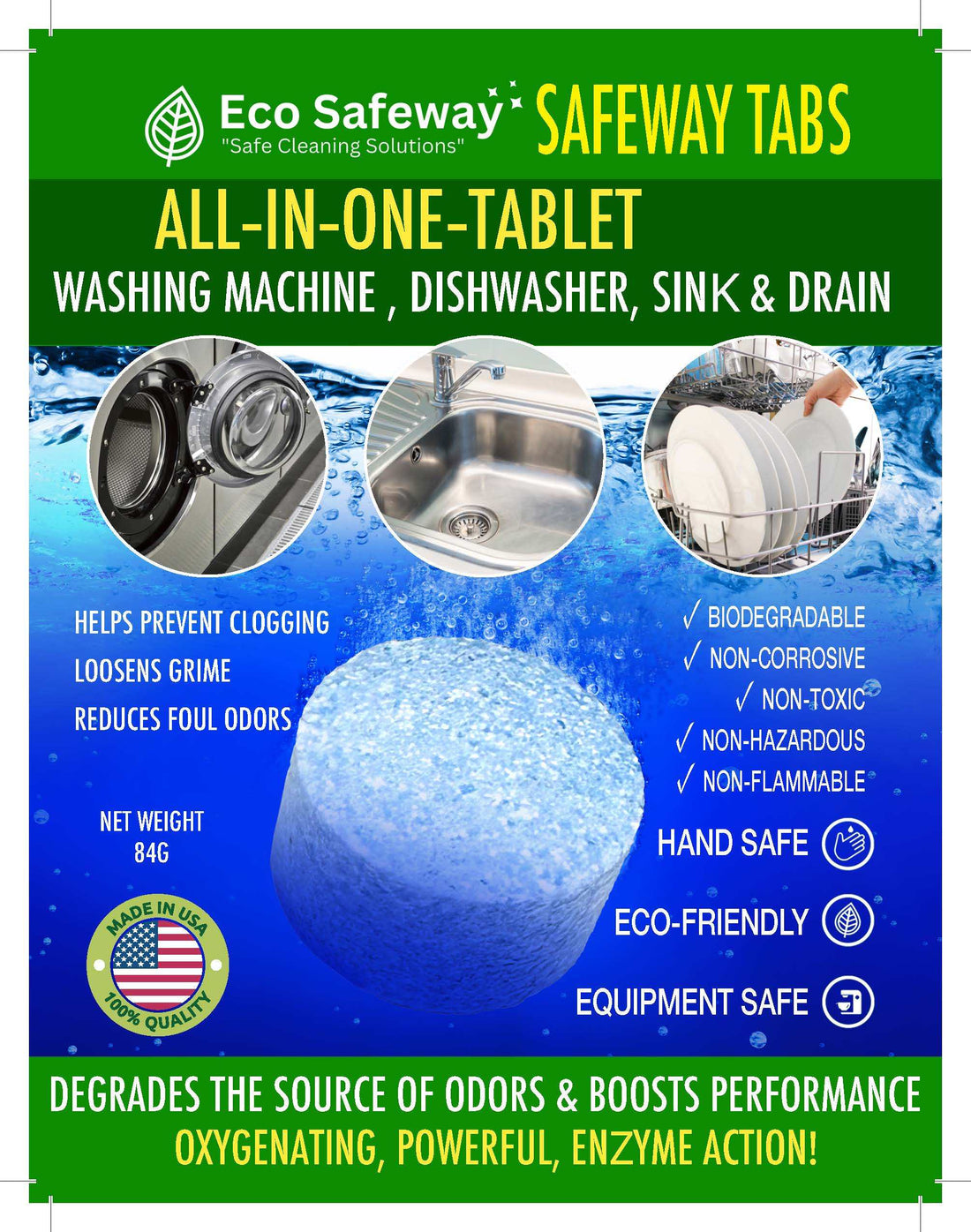 Commercial drain maintenance tools and system components for odor and blockage prevention in businesses