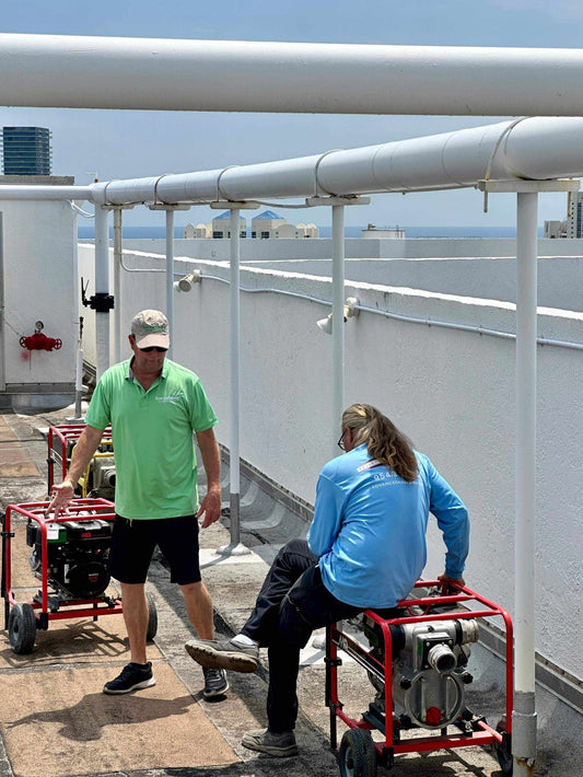 comparison chart of acid vs non-acid cooling tower descalers benefits and risks 2026