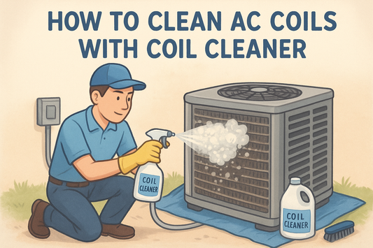 How to Clean AC Coils with Coil Cleaner