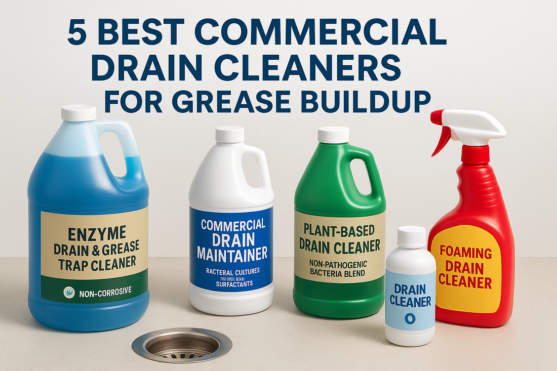 5 Best Commercial Drain Cleaners for Grease Buildup