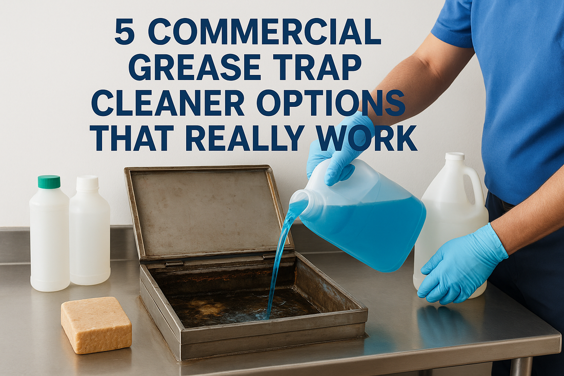 5 Commercial Grease Trap Cleaner Options That Really Work