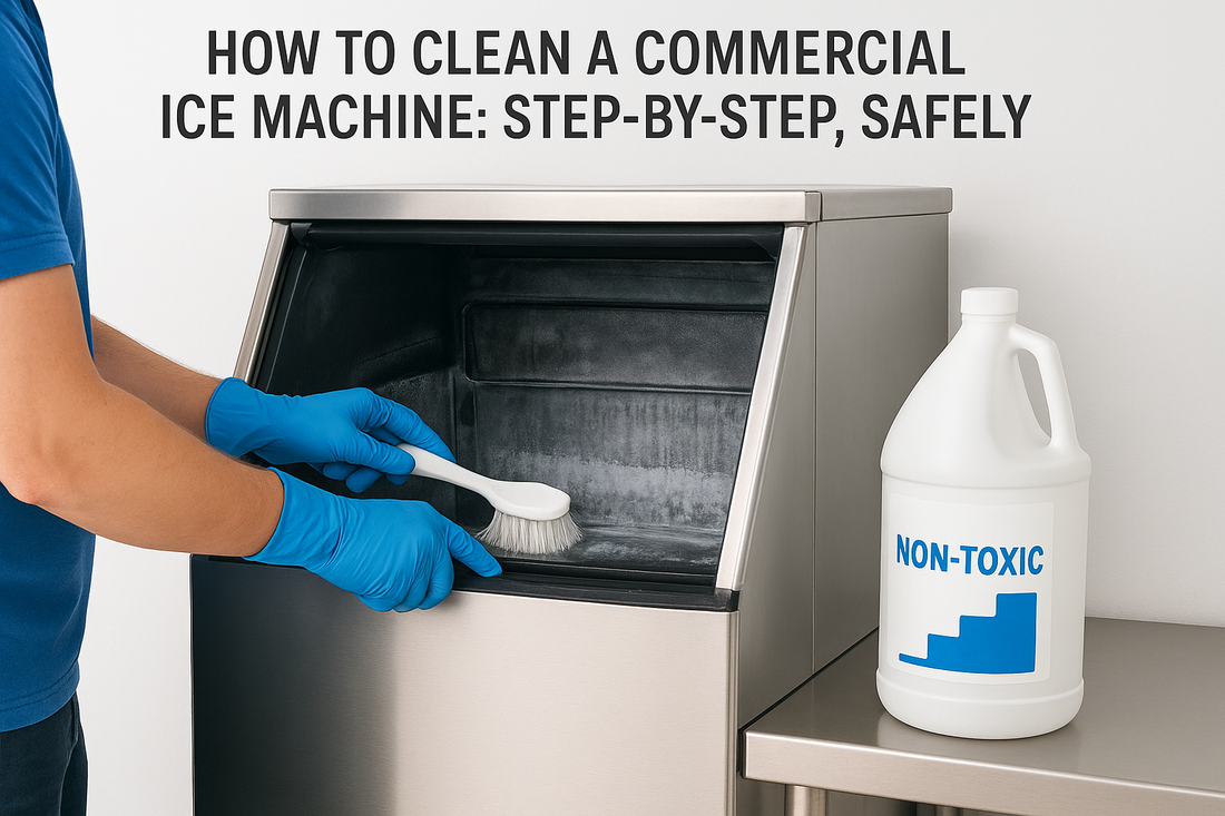 How To Clean A Commercial Ice Machine: Step-By-Step, Safely