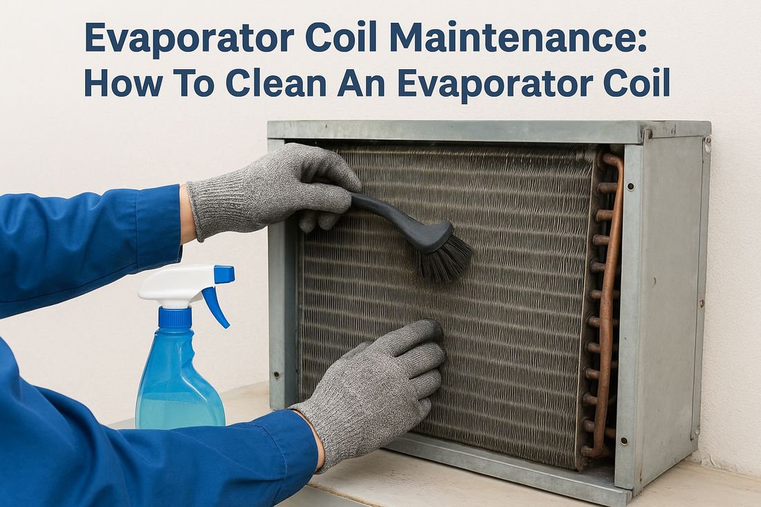 Evaporator Coil Maintenance: How To Clean An Evaporator Coil