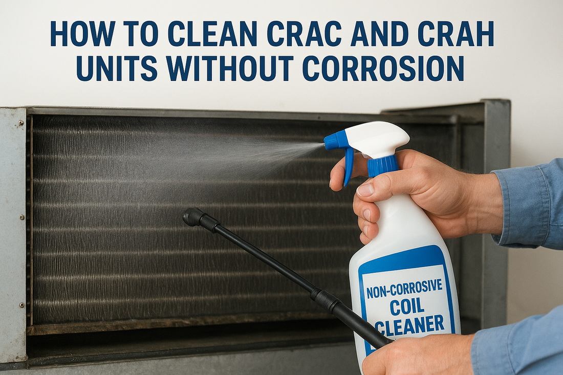How to Clean CRAC and CRAH Units Without Corrosion
