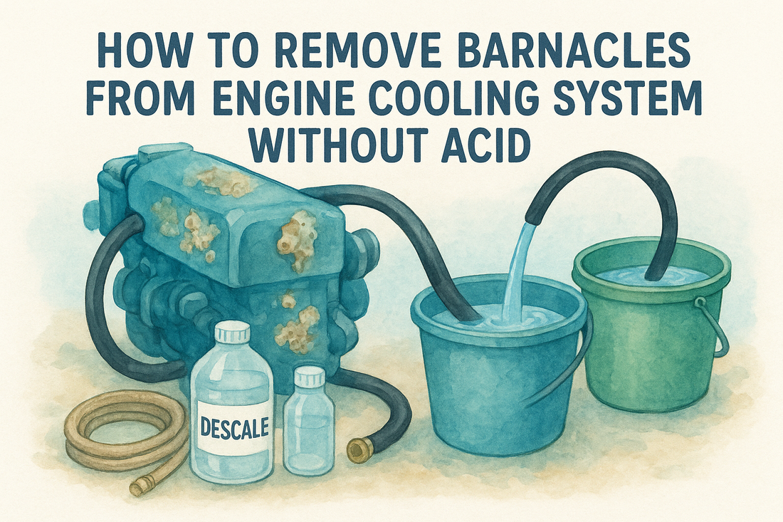 How to Remove Barnacles from Engine Cooling System without Acid