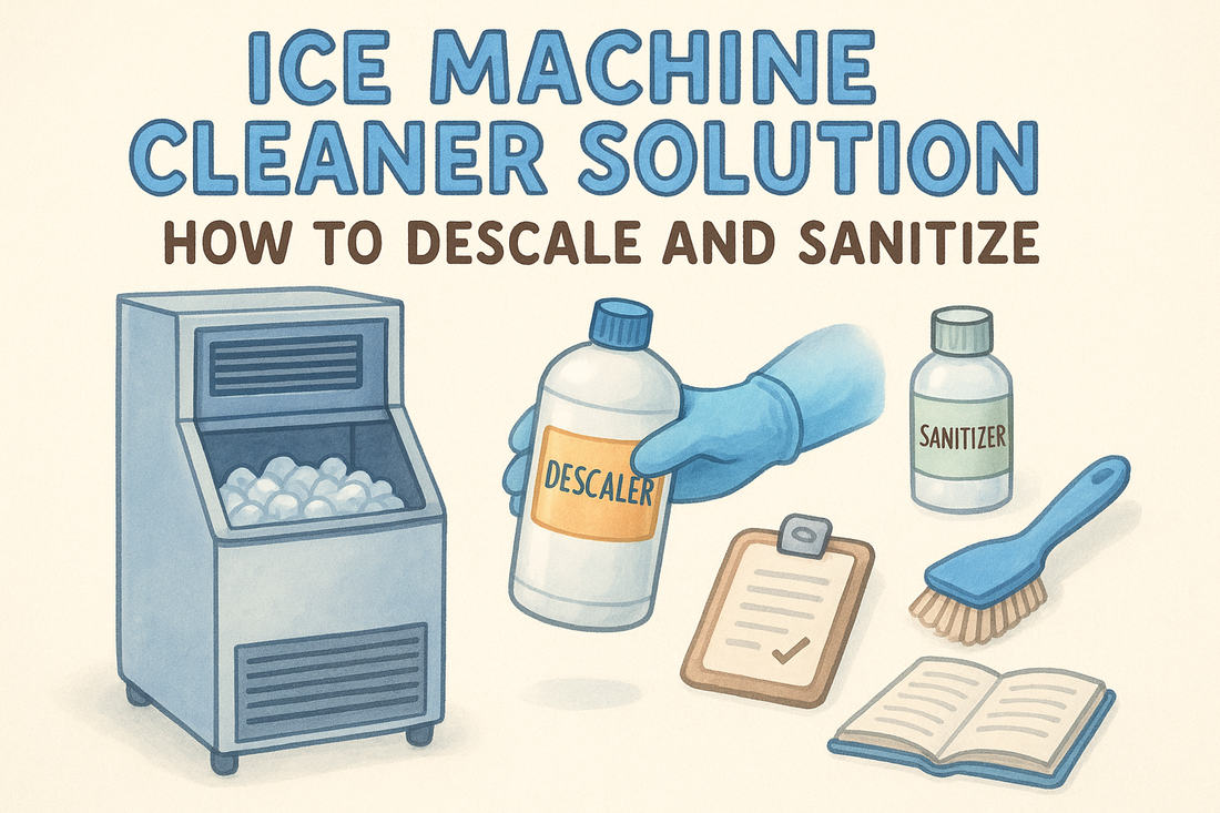 Ice Machine Cleaner Solution: How to Descale and Sanitize