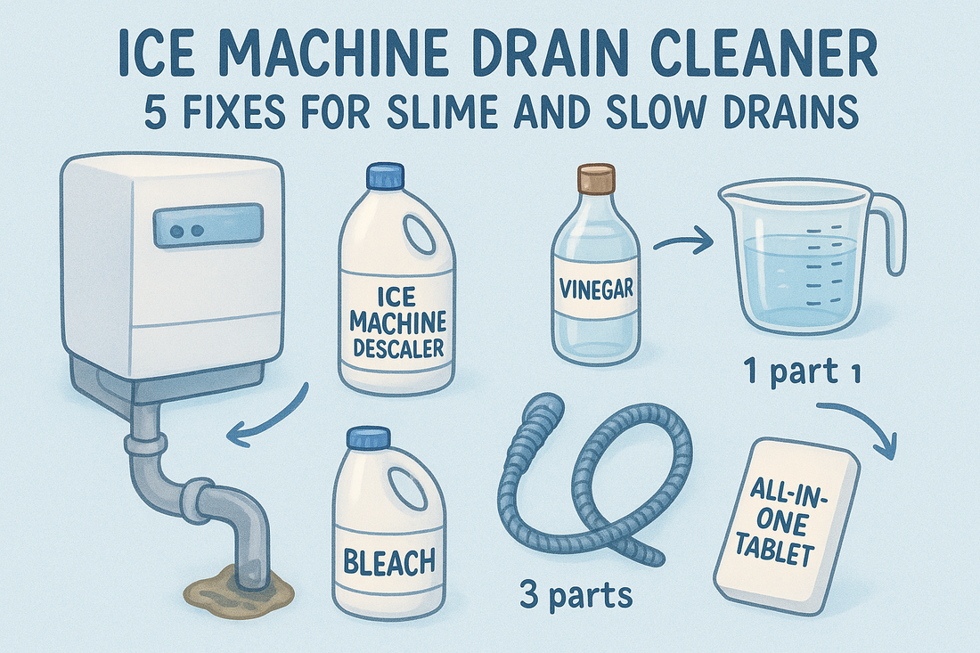Ice Machine Drain Cleaner: 5 Fixes for Slime and Slow Drains