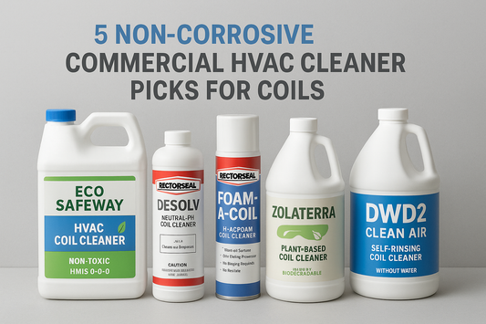 5 Non-Corrosive Commercial HVAC Cleaner Picks for Coils