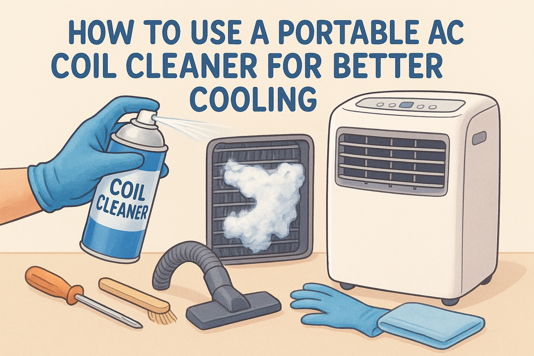 How to Use a Portable AC Coil Cleaner for Better Cooling
