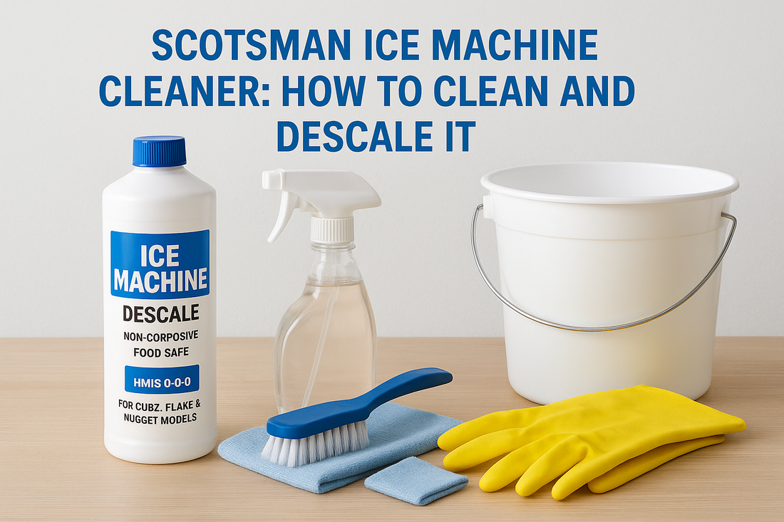 Scotsman Ice Machine Cleaner: How to Clean and Descale It