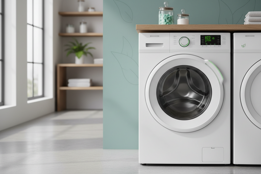 Washing machine door gasket with mold buildup being cleaned with a toothbrush and vinegar solution
