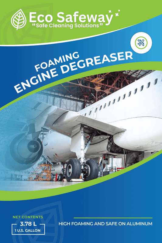 Eco-friendly high-foaming engine cleaner and degreaser for automotive engines