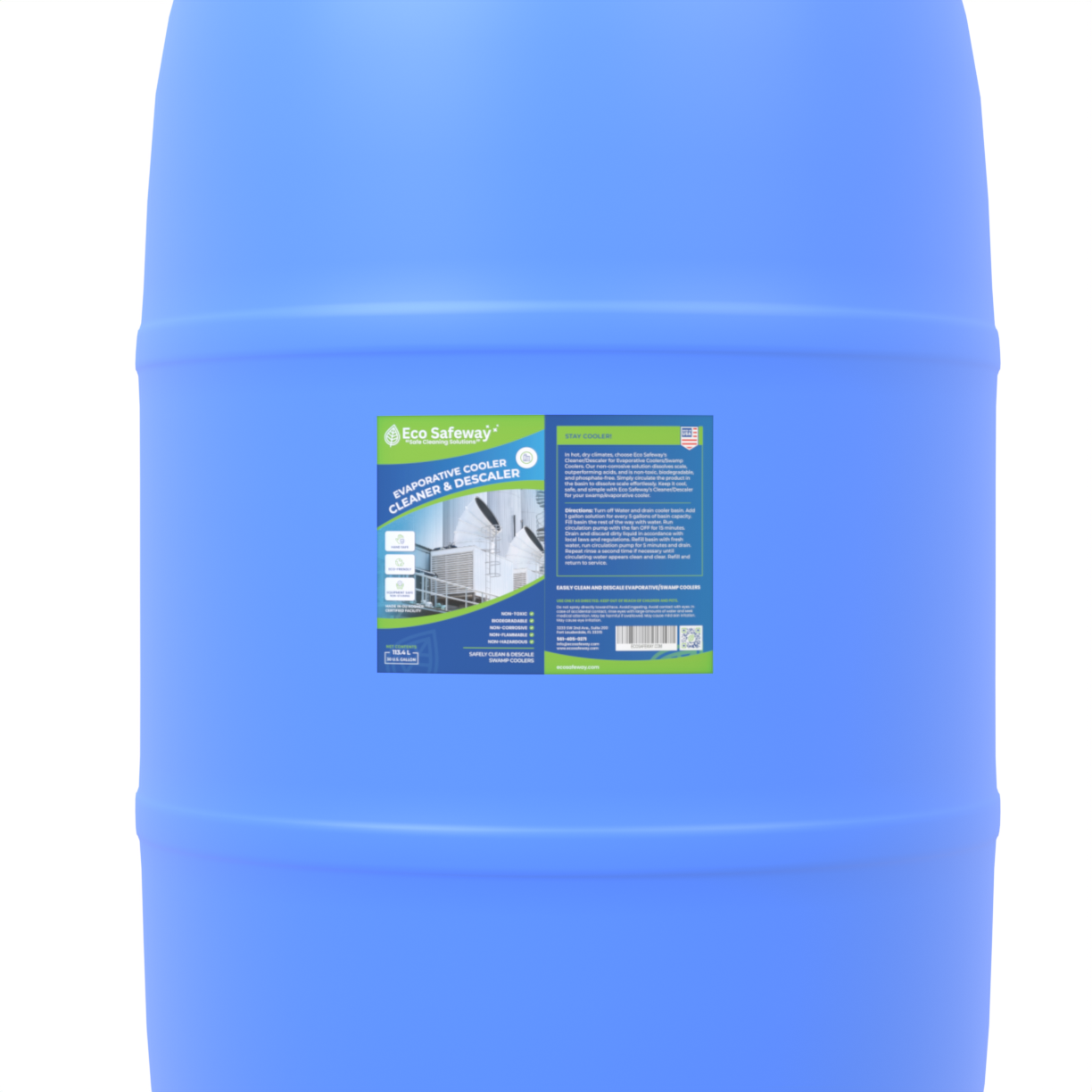 Evaporative Cooler & Swamp Cooler Cleaner (Eco-friendly)