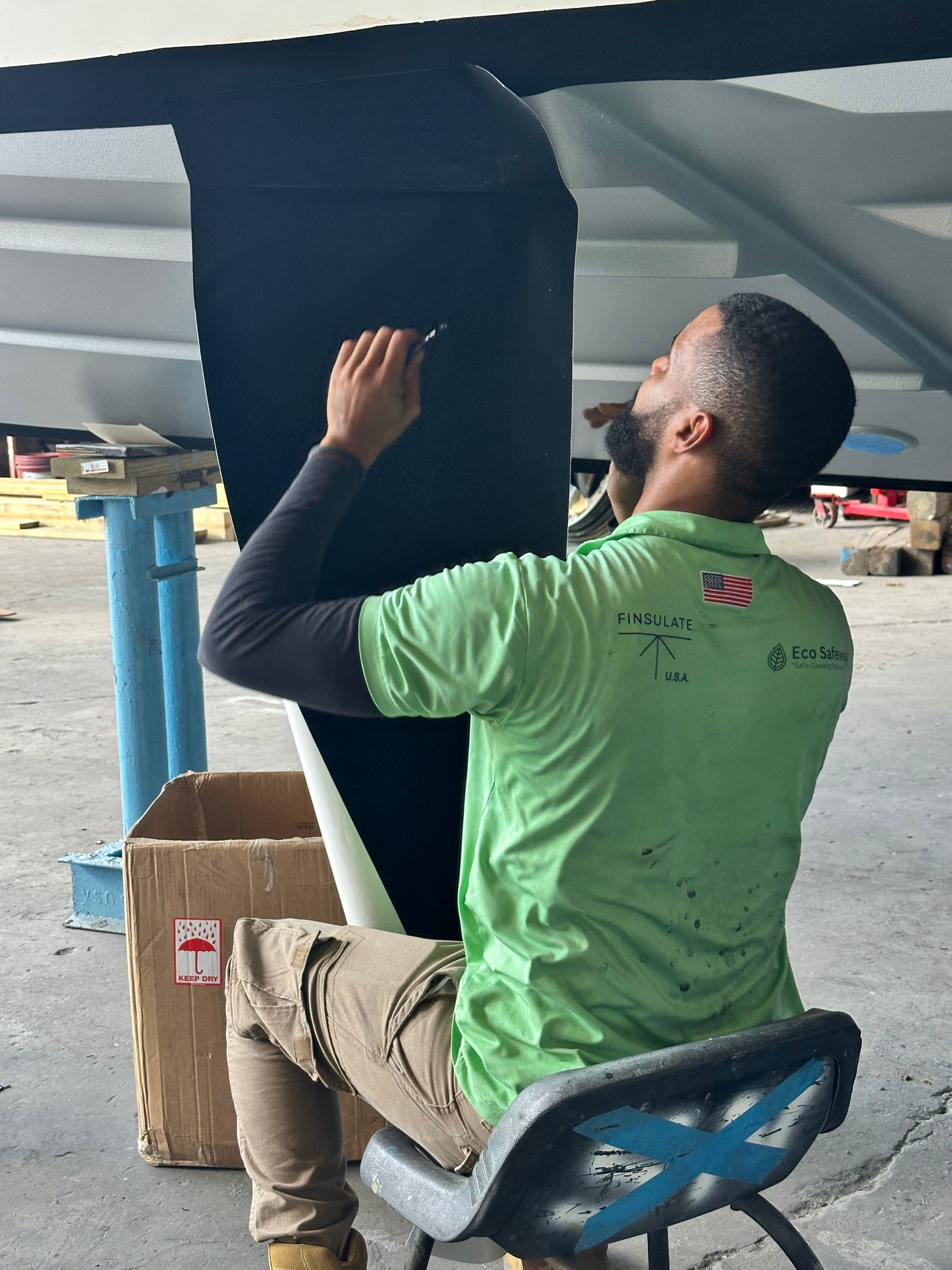Finsulate Antifouling Hull Wrap (8-10 year warranty) Finsulate USA