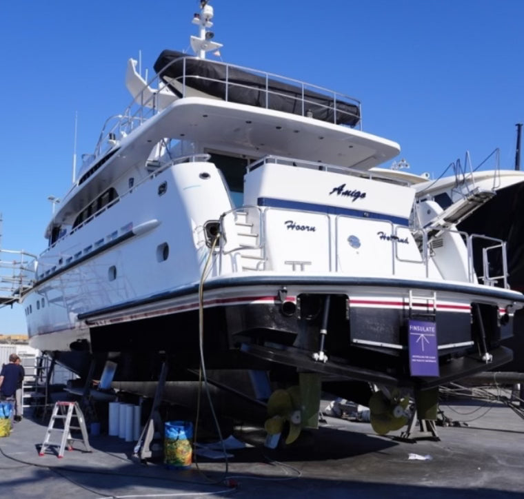 Finsulate Antifouling Hull Wrap (8-10 year warranty) Finsulate USA
