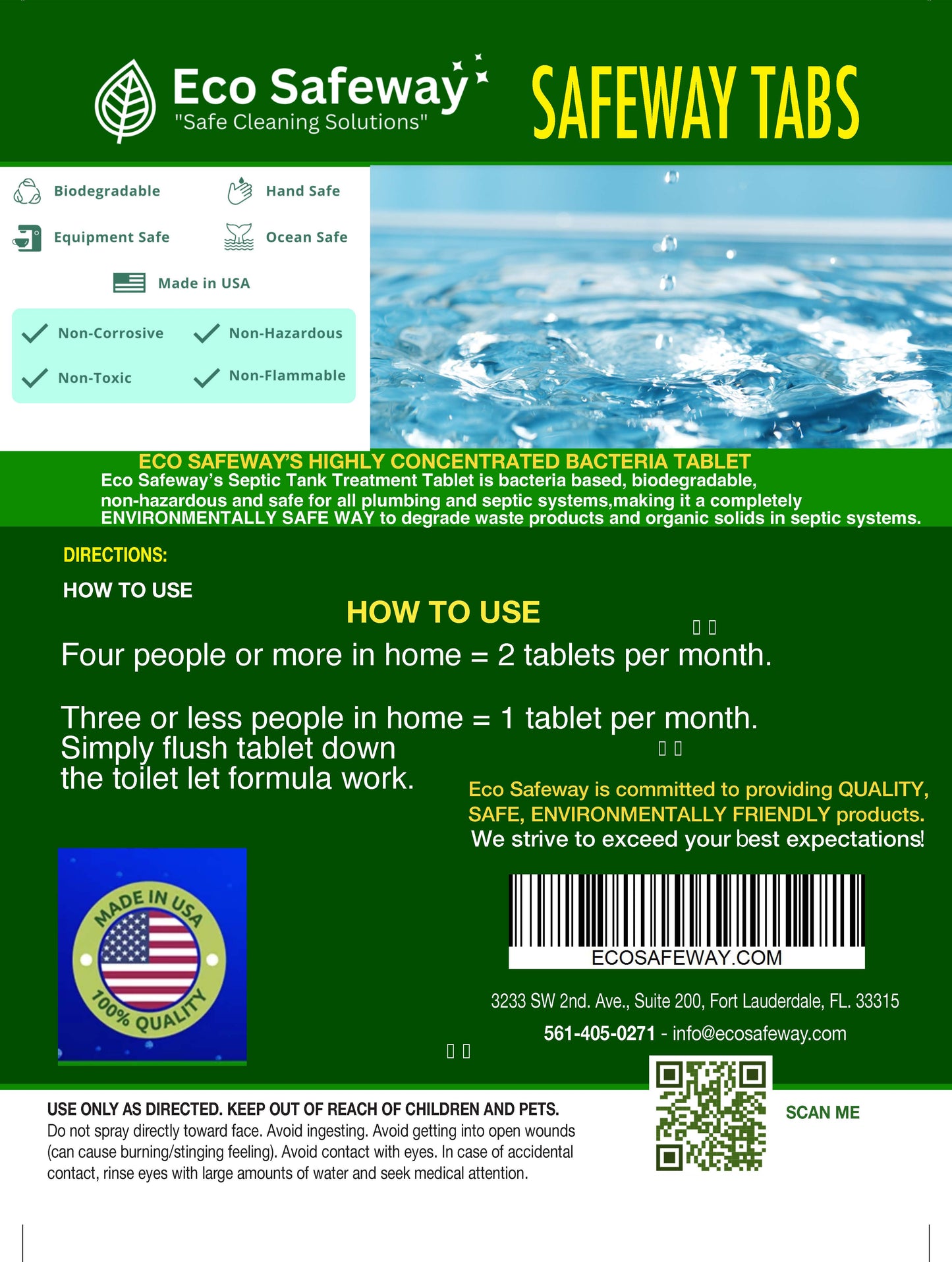 Septic Tank Treatment Tablet