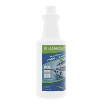 Eco Safeway ph neutral deck cleaner bottle on white background